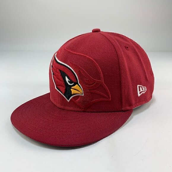 Arizona Cardinals NFL Red New Era Stitched Shadow Fitted Hat Mens 7 5/8 - Picture 1 of 5
